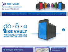 Tablet Screenshot of bike-vault.co.uk
